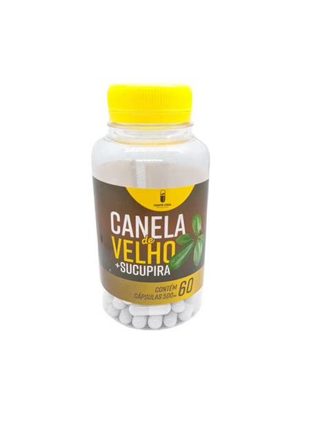 Canela de Velho Sucupira 60 Cápsulas 500 mg Natu Nutri Produtos