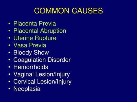 Ppt Antepartum And Postpartum Hemorrhage Aph Andpph Powerpoint Presentation Id9573855