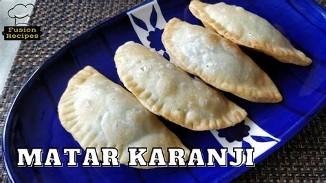 Matar Karanji How To Make Matar Karanji मटार करंजी Snacks Recipe