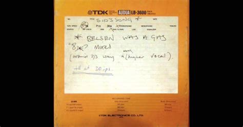 Sex Pistols Belsen Was A Gas Audio E Testo AllSongs