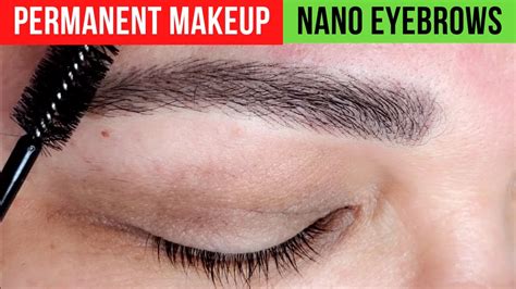 Nano Strokes Eyebrows Permanent Makeup Tutorial Youtube