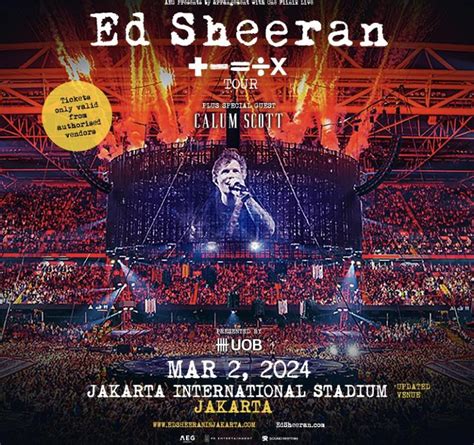 Konser Ed Sheeran Tour 2024 Pindah Lokasi Ke Jakarta International Stadium