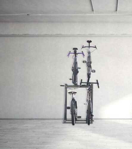 Terrace™ High Density Bike Parking System Sportworks — Sportworks