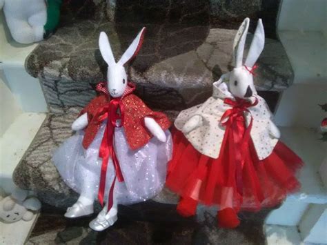 Christmas Luna S Rabbit Silhouette Heirloom Doll Handmade Toys