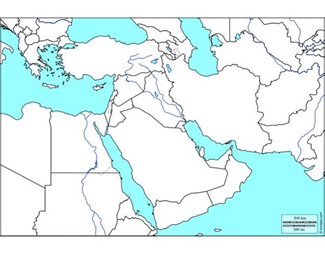 Political Map Quiz Middle East