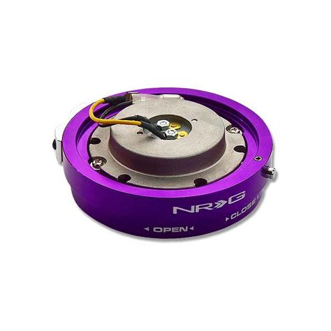 Nrg Hole Steering Wheel Thin Slim Purple Quick Release Hub Adapter