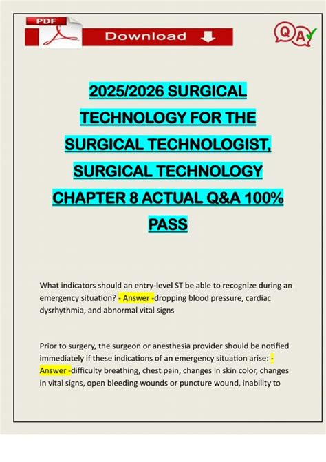 2025/2026 SURGICAL TECHNOLOGY FOR THE SURGICAL TECHNOLOGIST, SURGICAL