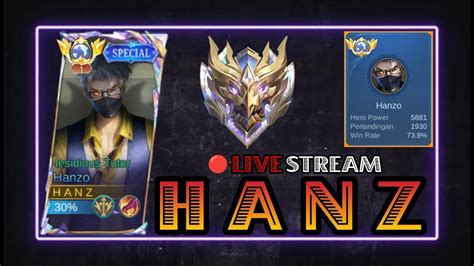 Mabar Vip Global Hanzo Mode Kompe Menuju Mythic Immortal Mlbbidcreator