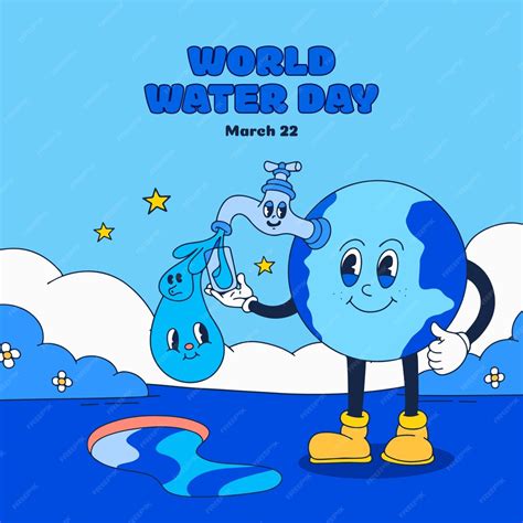 Premium Vector Hand Drawn Illustration For World Water Day