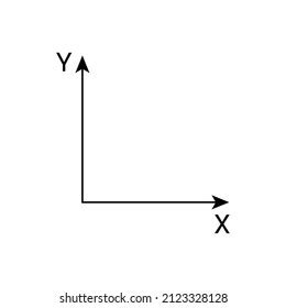 Horizontal Vertical Axis Mathematics Stock Vector (Royalty Free) 2123328128