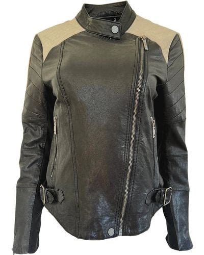 Bcbgmaxazria Quilted Faux Leather Moto Jackets For Women Up To