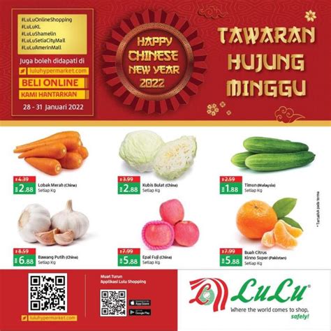 Lulu Chinese New Year Weekend Promotion 28 January 2022 31 January 2022