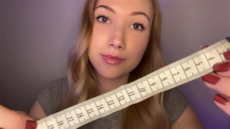 Asmr Measuring You Writing Sounds And Personal Attention Youtube