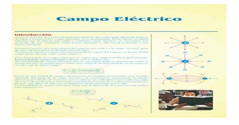 Pdf Campo Electrico Ejercicios Resueltos De Fisica De Cuarto AÑo De Secundaria Con Teoria Y