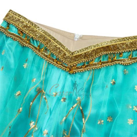 Princess Jasmine Costume 2019 Movie Aladdin Cosplay Party Dress