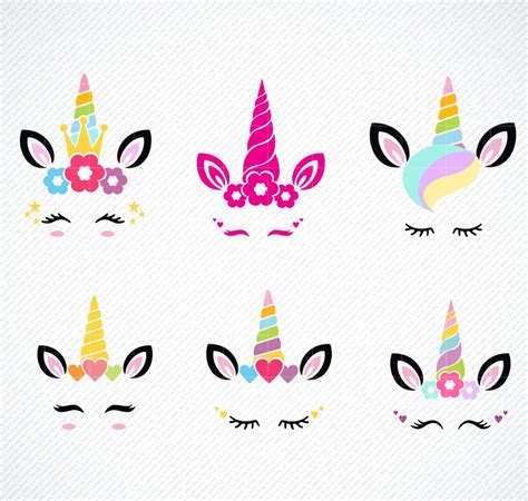 Unicornio Svg Cara De Unicornio Svg Cabeza De Unicornio Svg Clipart