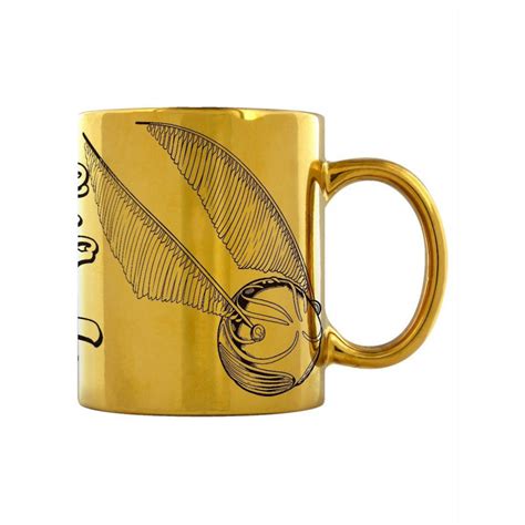 Mug Harry Potter Doré Métallique Vif Dor Im A Catch Sur Kas Design