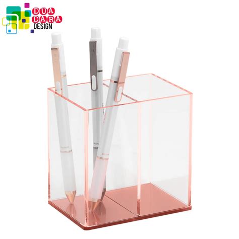 Jual Acrylic Pen Holder Tempat Sendok Tempat Garpu Tempat Sumpit Tempat