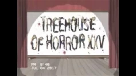 The Simpsons Treehouse Of Horror XXV Opening 2014 YouTube