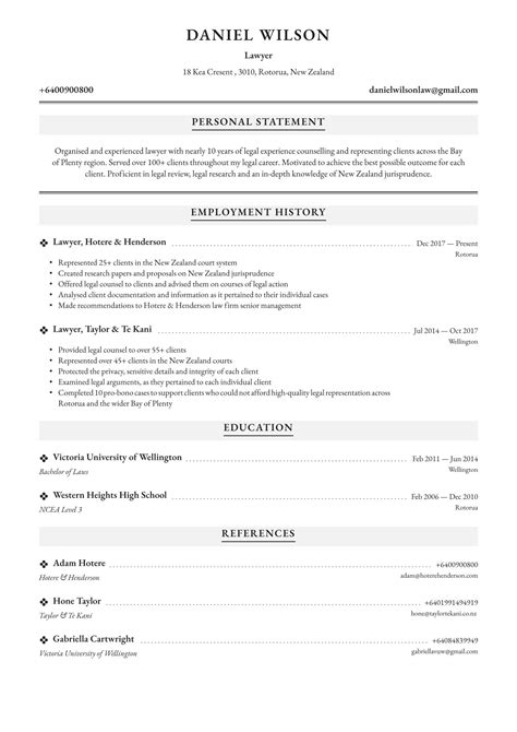 Free Cv Templates Nz Job Winning Design And Layout · Cvappnz