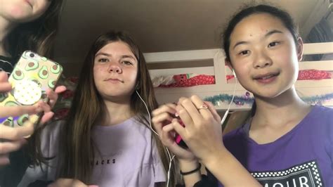 Asmr With My Best Friend And Her Sister Random Triggers 900 Subs