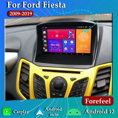 Android 12 For Ford Fiesta 2009 2019 Navigation GPS Video Player DVR