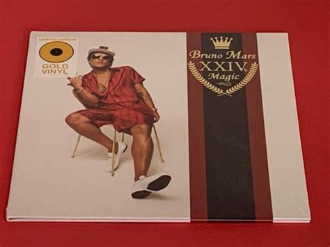 Bruno Mars K Magic Lp Ed Limitada Vinilo Color Dorado