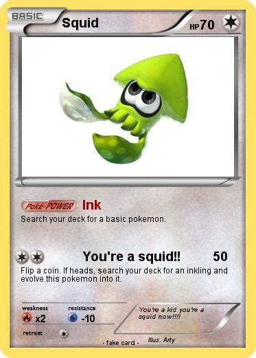 Pokémon Squid 532 532 - Ink - My Pokemon Card