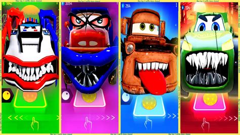 Coffin Dance Police Car Vs Truck Eater Scary Vs Tow Mater Eater Vs