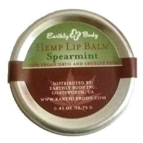 Eb Hemp Lip Pot Spearmint