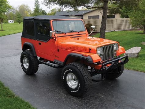 1987 Jeep Wrangler Laredo Auburn Spring 2019 Rm Sothebys