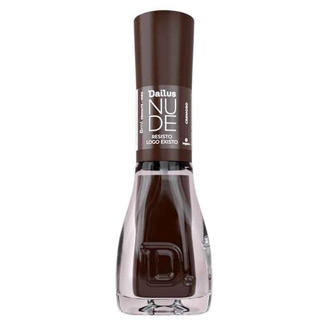 Esmalte Dailus 8ml Nude Resisto Logo Existo UNHAS Esmalte Cremosos