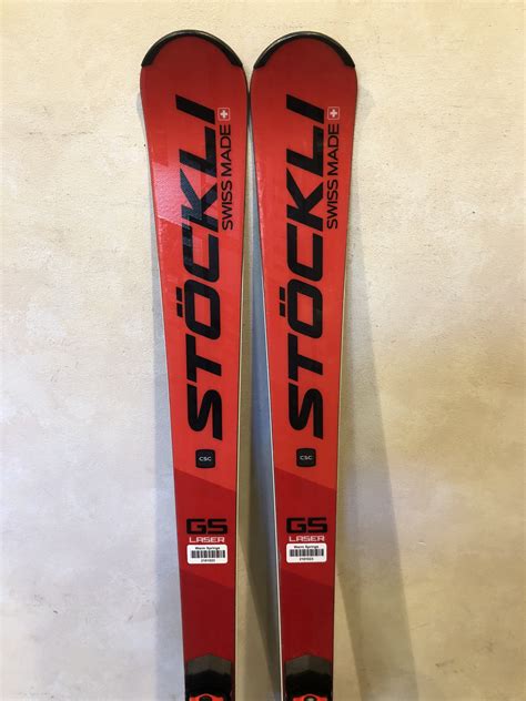 2023 Stockli Laser Gs Skis With Integrated Salomon Bindings 180cm