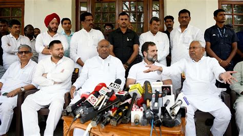 ‘standing Together Will Fight Rahul Nitish Tejashwi Meet In Delhi