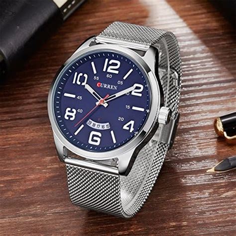 Curren Mens Analog Stainless Steel Watch Prothoma Bangladesh