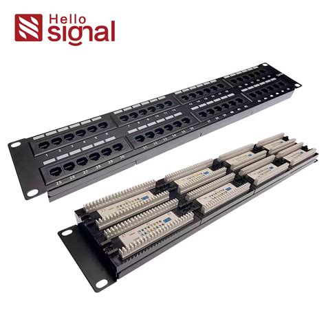 Utp Cat E U Ports Unshielded Patch Panel China Manufacturer Hello