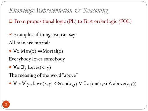 Ppt Lecture 05 Part A First Order Logic Fol Powerpoint Presentation Id 5845630