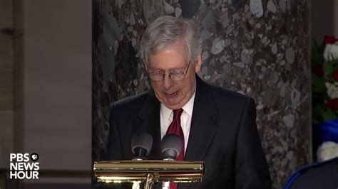 Mitch McConnell S Handshake Snubbed By Elijah Cummings Pallbearer