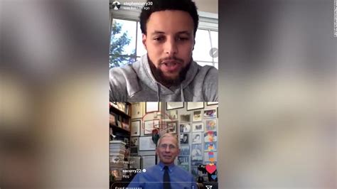 Stephen Curry Asks Dr Anthony Fauci When Sporting Events Will Return Cnn Video