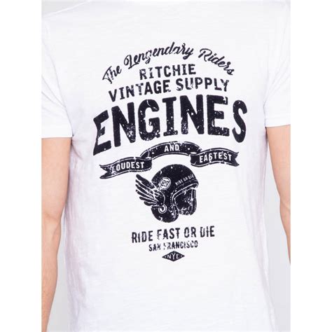 T Shirt Col Rond Pur Coton NADJAR Ritchie Jeans