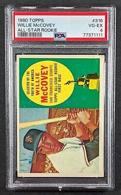 Topps Baseball Willie Mccovey All Star Rookie Psa Vg Ex Ebay