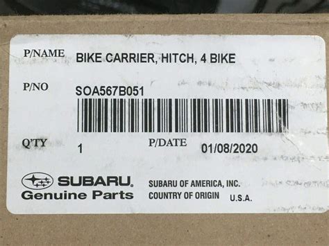 Subaru Outback Thule Hitch Mounted Bike Bikes