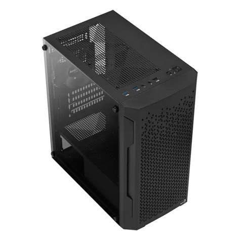 Gabinete Gamer Aerocool Trinity Mini V1 Mini Tower Vidro Temperado