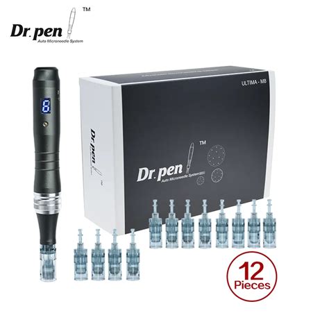 Autentyczne Dr Pen Ultima M8 Microneedling Z 12 Sztuk Ig Y Piel Gnacja