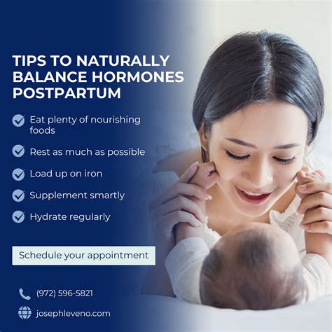 Tips To Naturally Balance Hormones Postpartum Dr Joseph Leveno