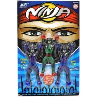 Boneco Geleca Ninja Gruda Na Parede Vidro Brinquedo Kit Nijas