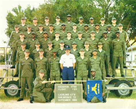 1980-89 Lackland AFB, TX - 1982,Lackland AFB,Squadron 3706,Flight 163 ...