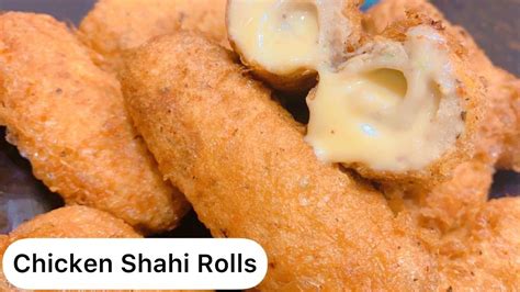 Chicken Shahi Rolls L Chicken Cheese Rolls L Ramadan Special Recipes