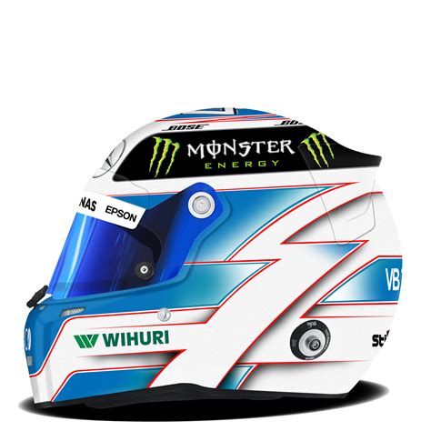 Helmet design for Valtteri Bottas - Custom helmet design - NJ Design