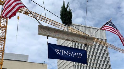 Winship At Emory Midtown Celebrates Topping Out Milestone Youtube